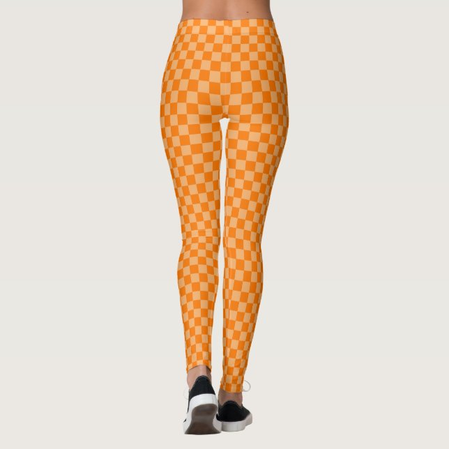 Leggings Cartel de control combinado naranja de Shirley Tay (Reverso)