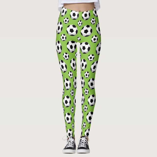 Leggings Cartoon Soccer Ball Pattern (Anverso)