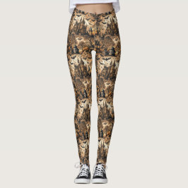 Leggings Casa embrujada vintage