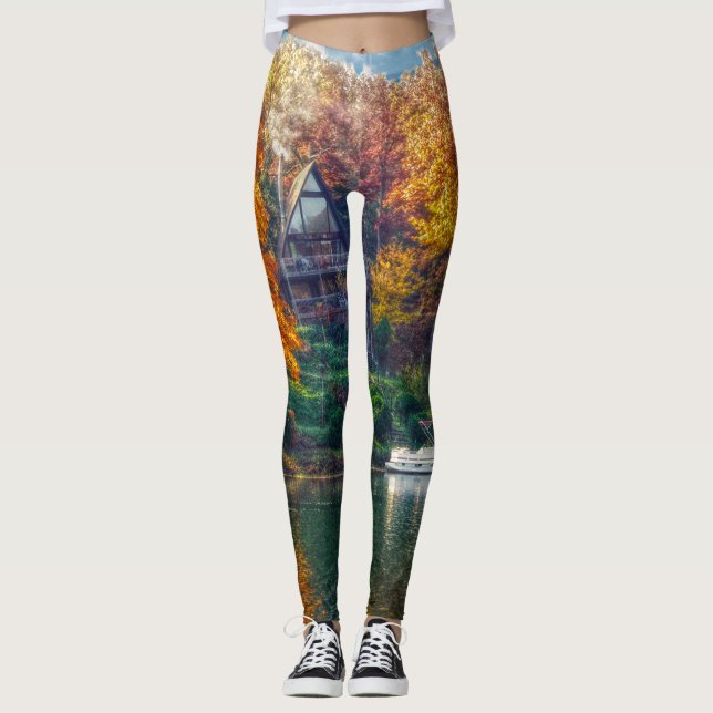 Leggings Casa en el lago (Anverso)