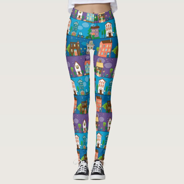 Leggings Casas pequeñas (Anverso)