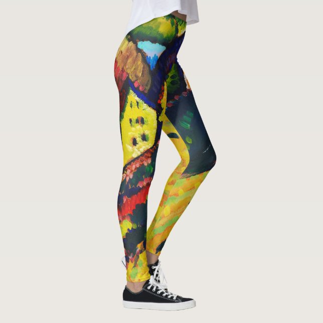 Leggings Casas Wassily Kandinsky en Murnau. Expressionismo (Derecha)