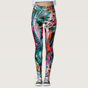 Leggings Cascada de Koi
