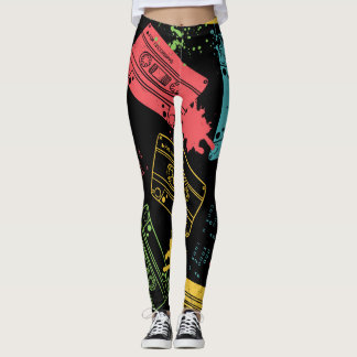 Leggings Casetes Guay Grunge de estilo 90