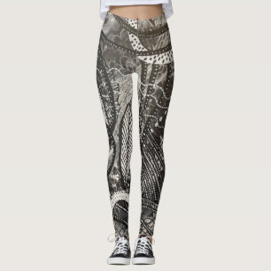 Leggings Casi en todas partes 1 Pintura de acrílico en bla