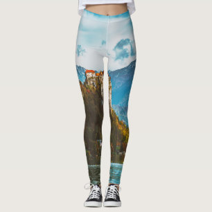 Leggings Castillo de Bled: El acantilado esloveno tiene vis