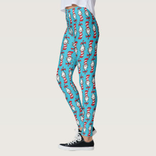 Leggings Cat En El Patrón Gorra