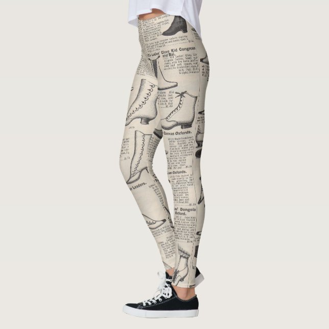 Leggings Catálogo de zapatos de mujeres de la época - Moda  (Izquierda)
