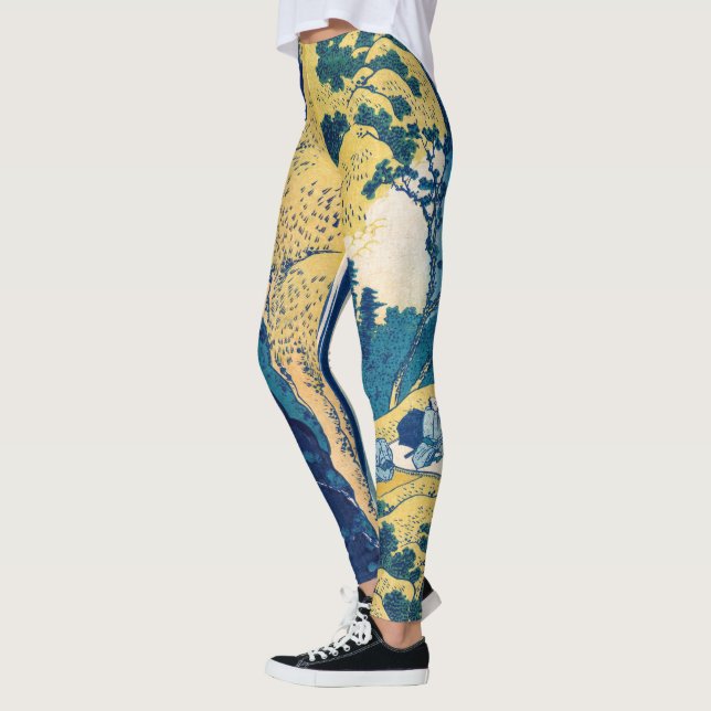 Leggings Cataratas de Katsushika Hokusai - Amida (Izquierda)