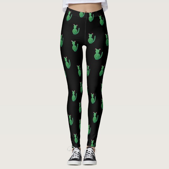 Leggings Catcus (cactus del gato) (Anverso)