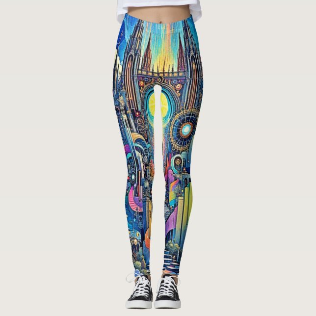 Leggings Catedral Celestial (Anverso)