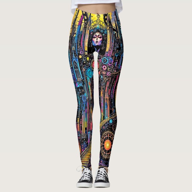 Leggings Catedral de Steampunk (Anverso)