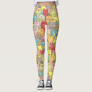 Leggings Cats de navidad curados