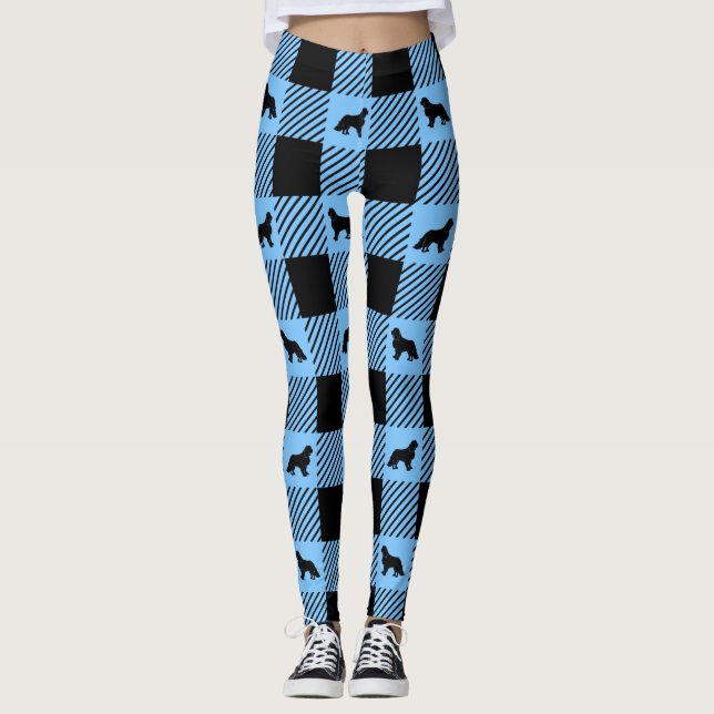 Leggings Cavalier Silhouette y Gingham Plaid   (Anverso)