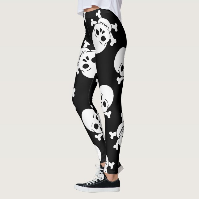 Leggings caveirinhas (Izquierda)