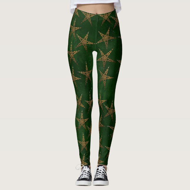 Leggings Cazador y celta dorada (Anverso)
