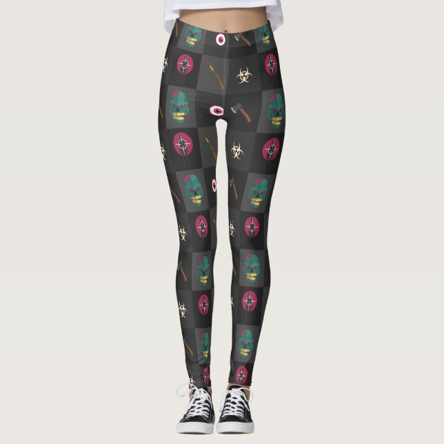 Leggings cazador zombi de halloween (Anverso)