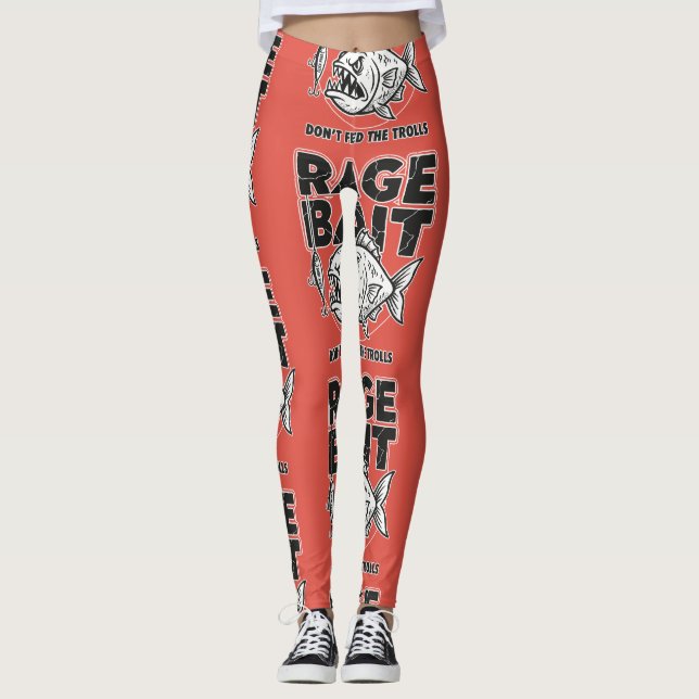 Leggings Ceba de Ira, No Alimentes a los Trolls (Anverso)