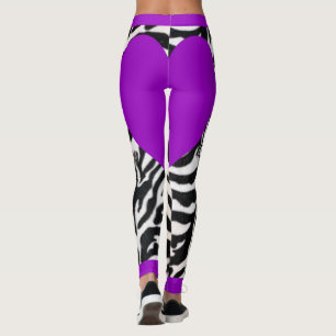Leggings Cebra Morada