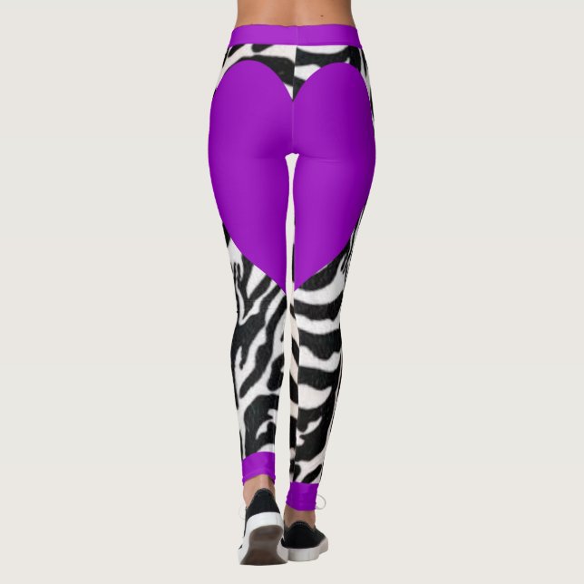Leggings Cebra Morada (Reverso)