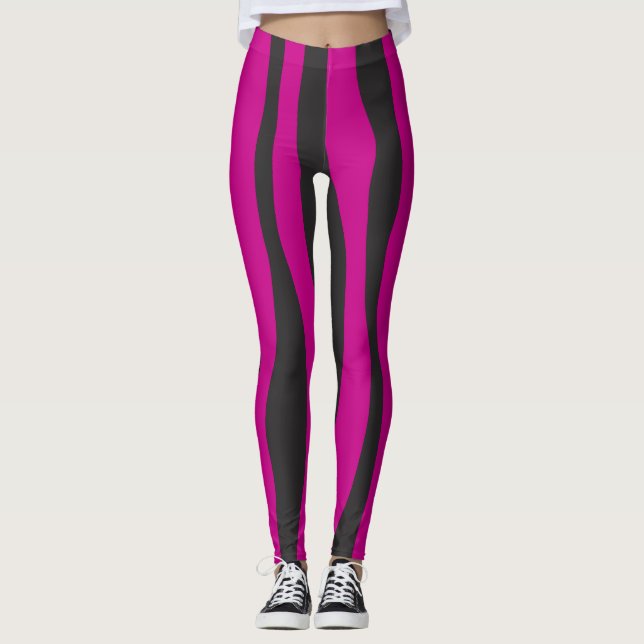 Leggings Cebra púrpura (Anverso)