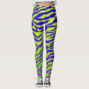 Leggings Cebra verde