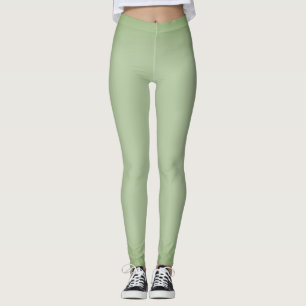 Leggings Celadón Verde Jade Sólido