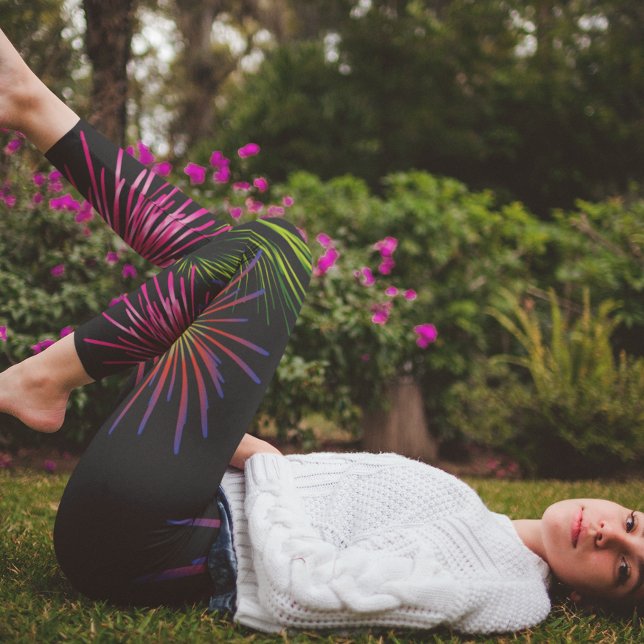 Leggings Celebración colorida de Año Nuevo con fuegos artif (Subido por el creador)