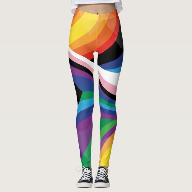 Leggings Celebración del Orgullo LGBTQ+: Diseño especial (Anverso)