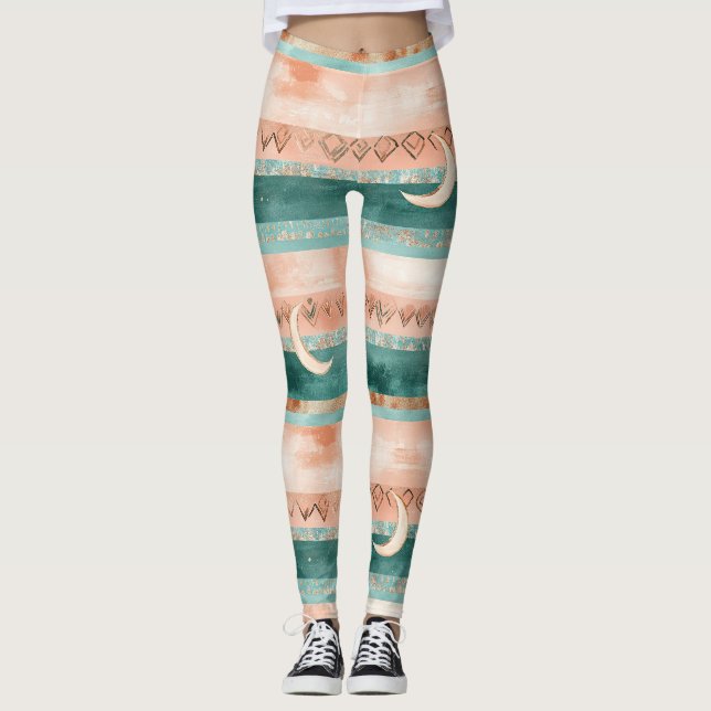 Leggings Célest Stripe Lunar Solar Terroso (8) (Anverso)