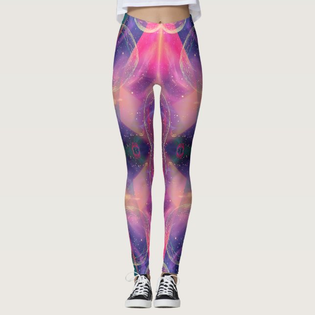 Leggings Celestial Kaleidoscopic Dreams (Anverso)