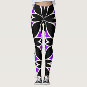 Leggings Celta espejado (Púrpura)