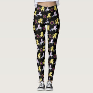 Leggings Celtic de Griffon del unicornio de la esencia del