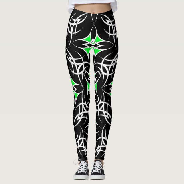Leggings Celtico Tribal ( Verde ) (Anverso)