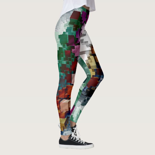 Leggings Centrado en el cubo (Derecha)