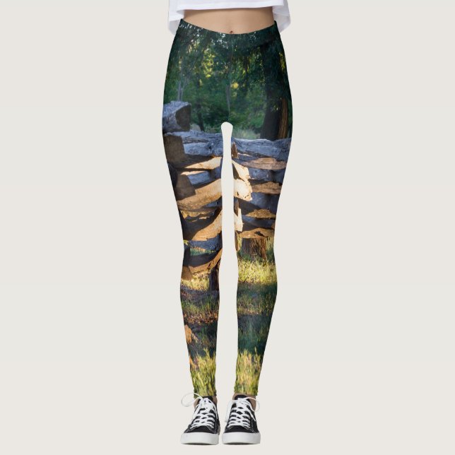 Leggings Cerca de carril partido (Anverso)