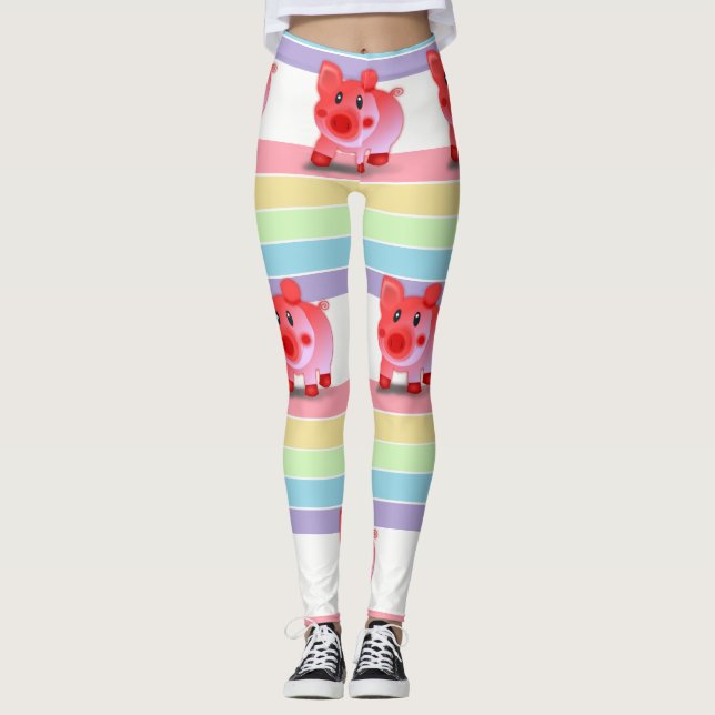 Leggings cerdos de las piernas (Anverso)