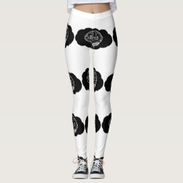 Leggings Cerebro Excesivamente Pensativo Cómic Arte Salud M