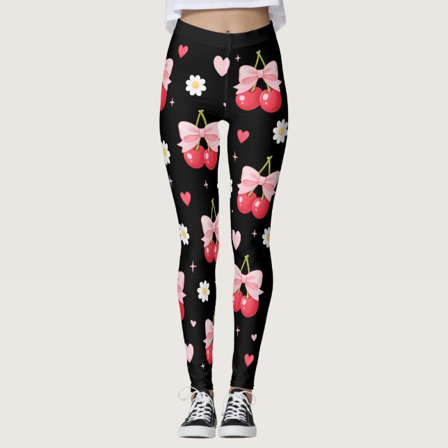 Leggings Cerezas Coquette (Anverso)