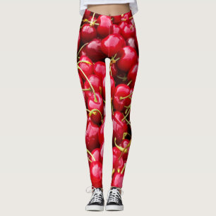 Leggings Cerezas rojas
