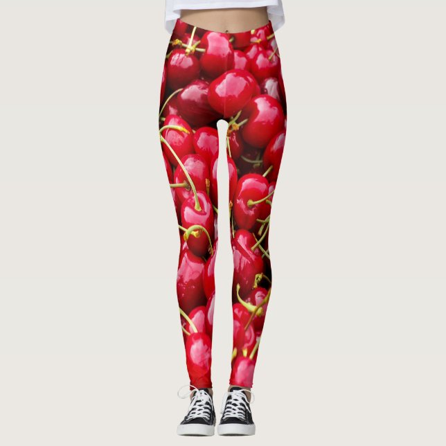 Leggings Cerezas rojas (Anverso)