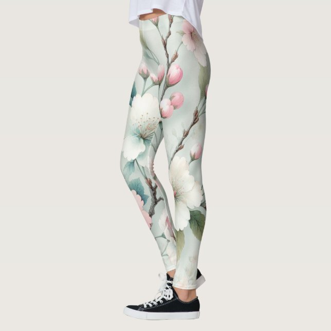 Leggings Cerezo en flor (Izquierda)