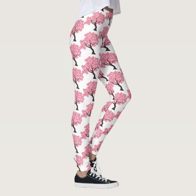 Leggings Cerezo sakura japonés florece Thunder_Cove (Derecha)