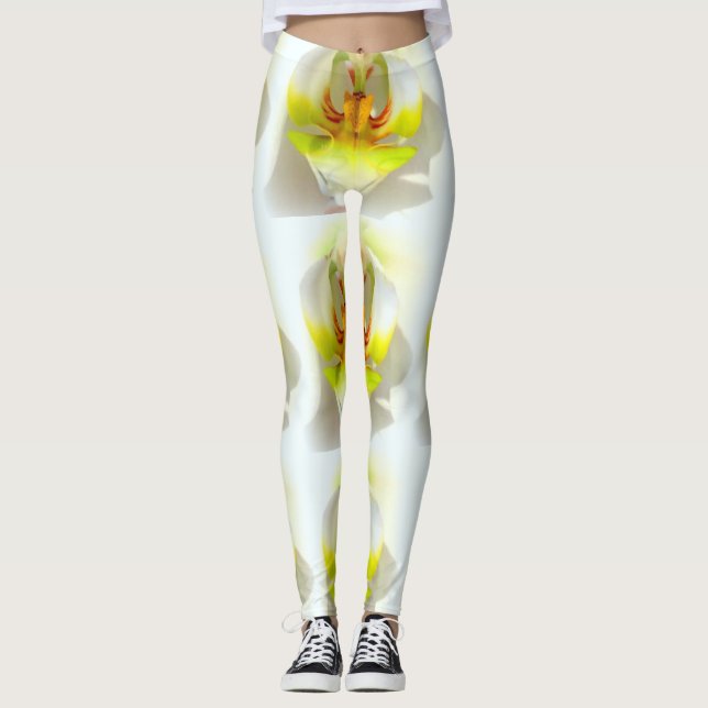 Leggings cerrar orquídea blanca Thunder_Cove (Anverso)
