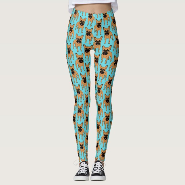 Leggings Cervatillo de oro Frenchie (Anverso)