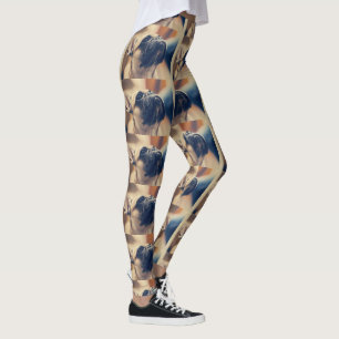 Leggings cervatillo del bulldog francés