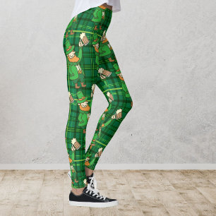 Leggings Cerveza de consumición de Leprachaun del día