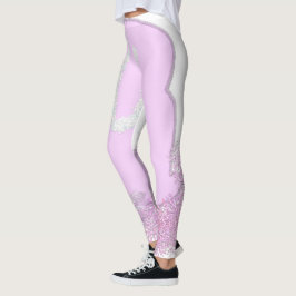 Leggings Cesta de conejo de Pascua con flores