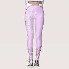 Leggings Cesta de conejo de Pascua con flores