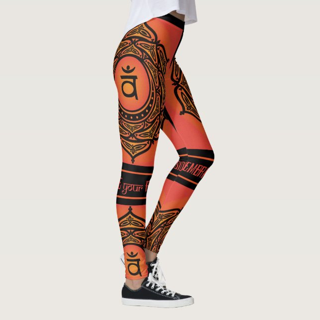 Leggings Chakra sacro tribal céltico (Derecha)